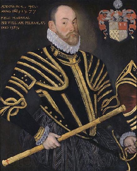 Hieronimo Custodis Field Marshal Sir William Pelham, Lord Justice of Ireland Norge oil painting art
